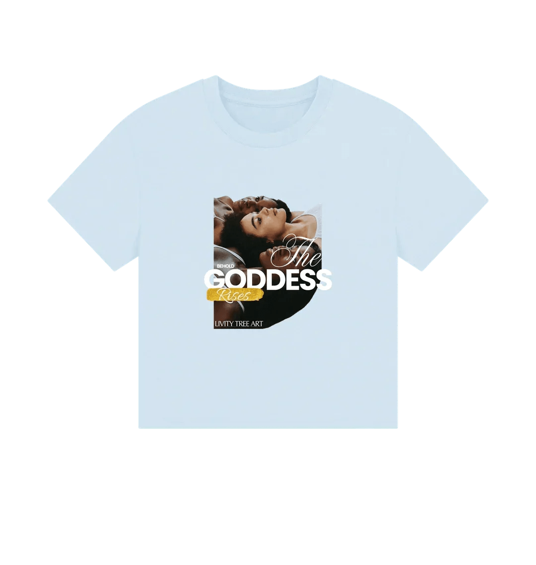 Goddess Rises Women's Boxy Tee - Livity Tree Art
