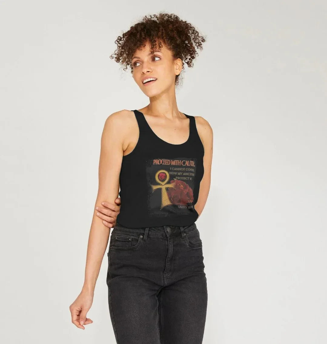 Ancestors Protection Women's Tank Top - Livity Tree Art