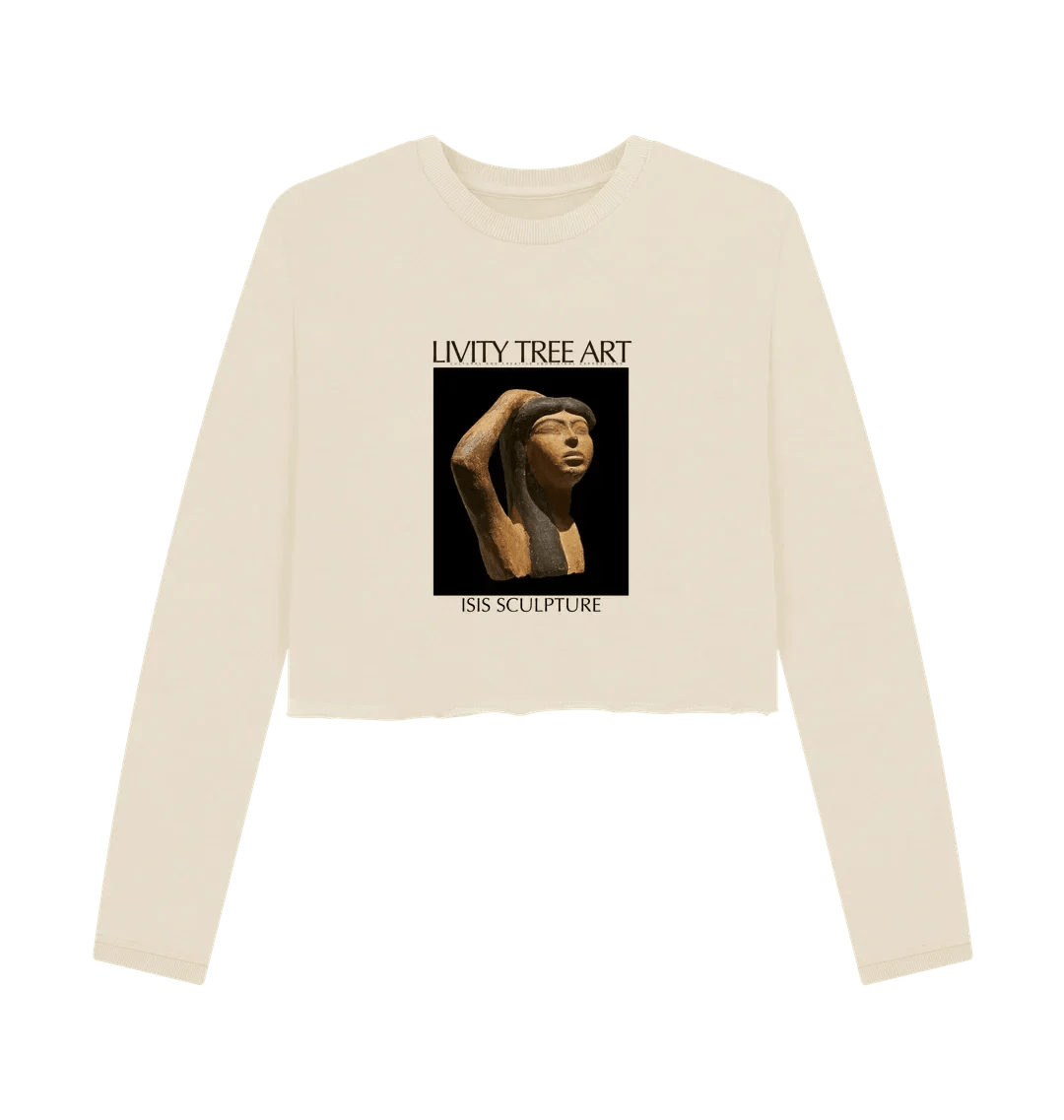 Isis Sculpture Women's Boxy Jumper - Livity Tree Art