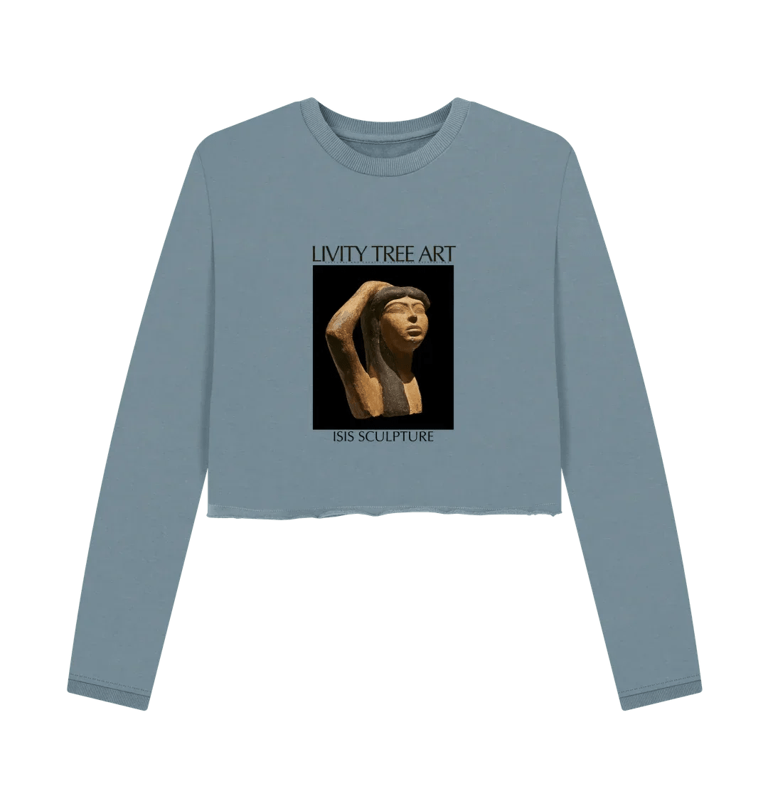 Isis Sculpture Women's Boxy Jumper - Livity Tree Art
