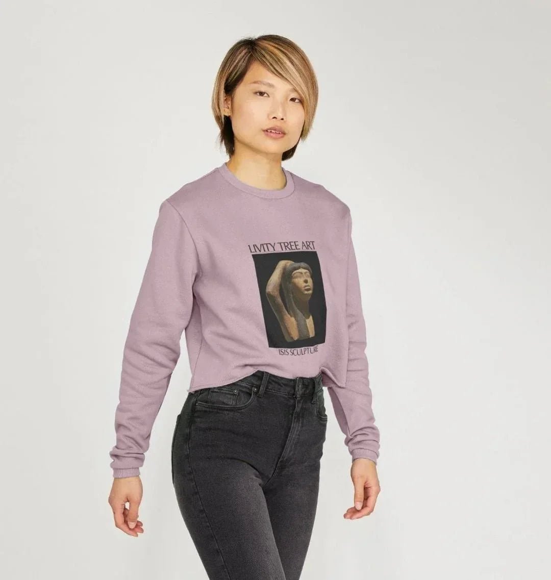Isis Sculpture Women's Boxy Jumper - Livity Tree Art
