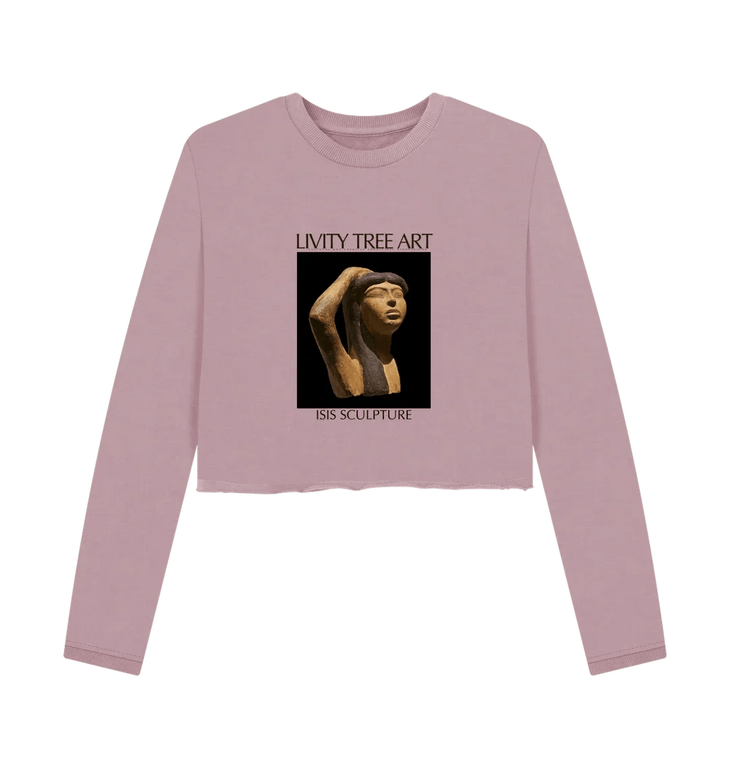 Isis Sculpture Women's Boxy Jumper - Livity Tree Art