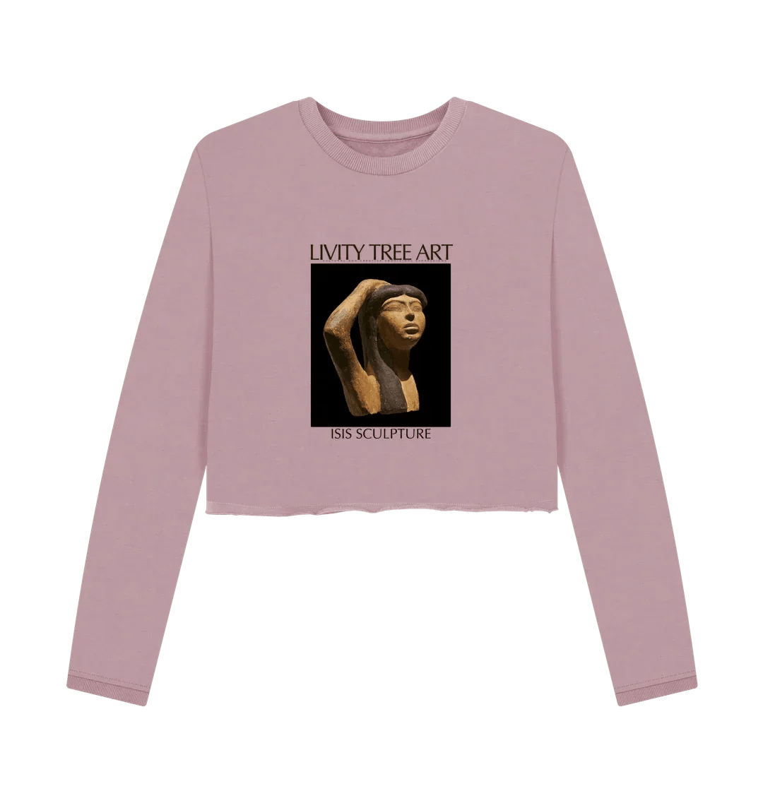 Isis Sculpture Women's Boxy Jumper - Livity Tree Art
