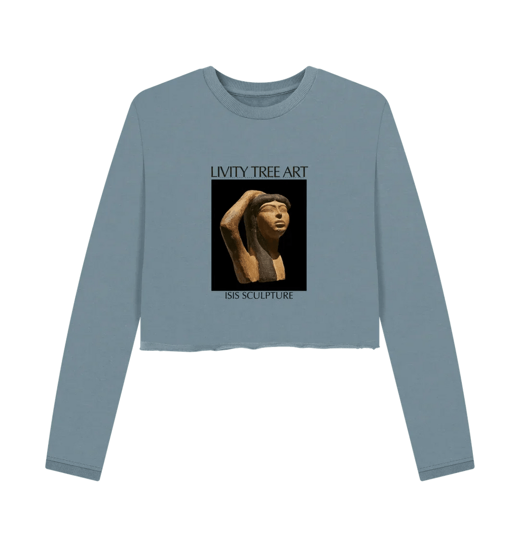 Isis Sculpture Women's Boxy Jumper - Livity Tree Art