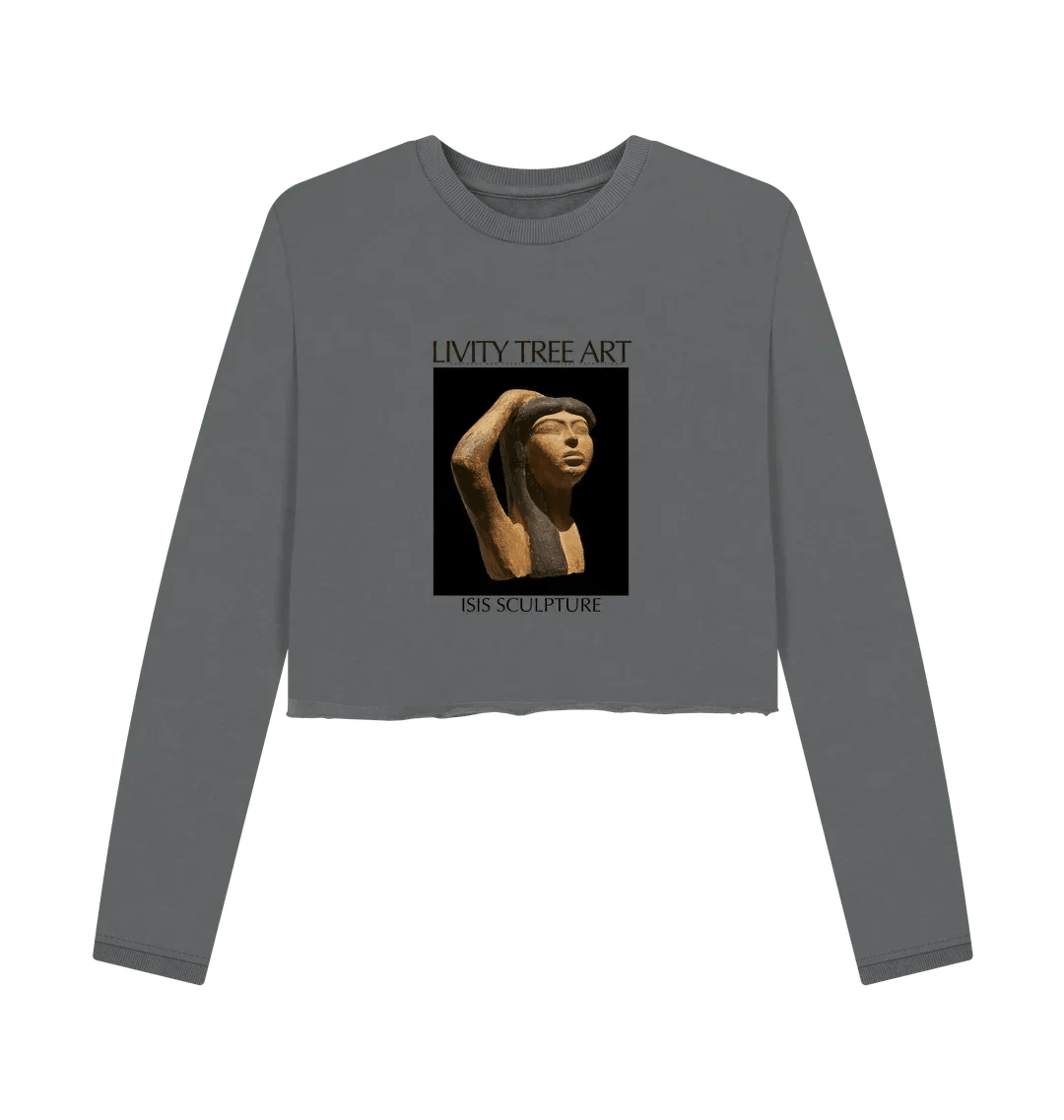 Isis Sculpture Women's Boxy Jumper - Livity Tree Art