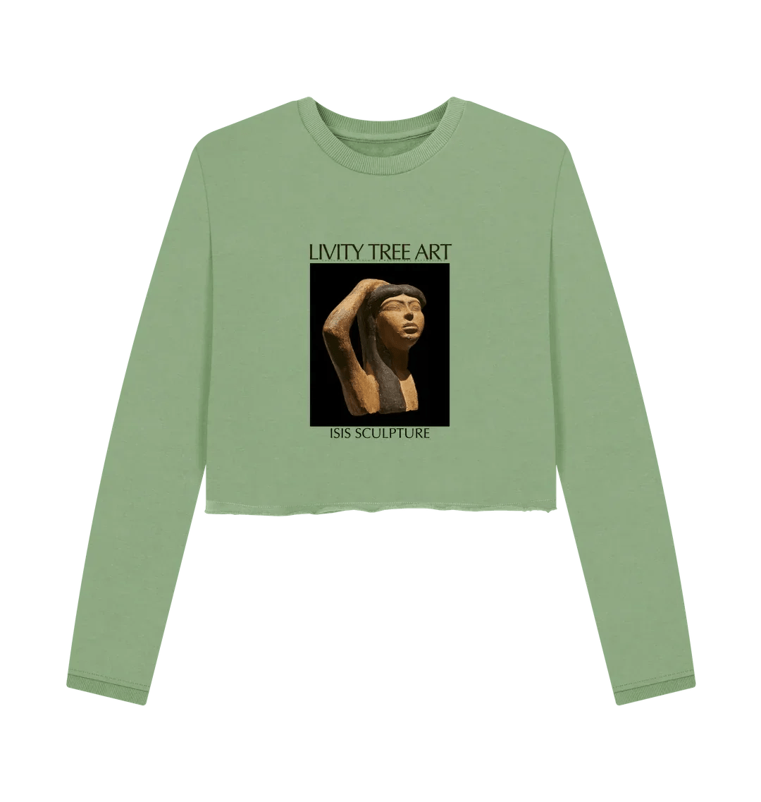 Isis Sculpture Women's Boxy Jumper - Livity Tree Art