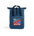Justice For Congo Recycled Twin handle Roll-Top Backpack - Livity Tree Art