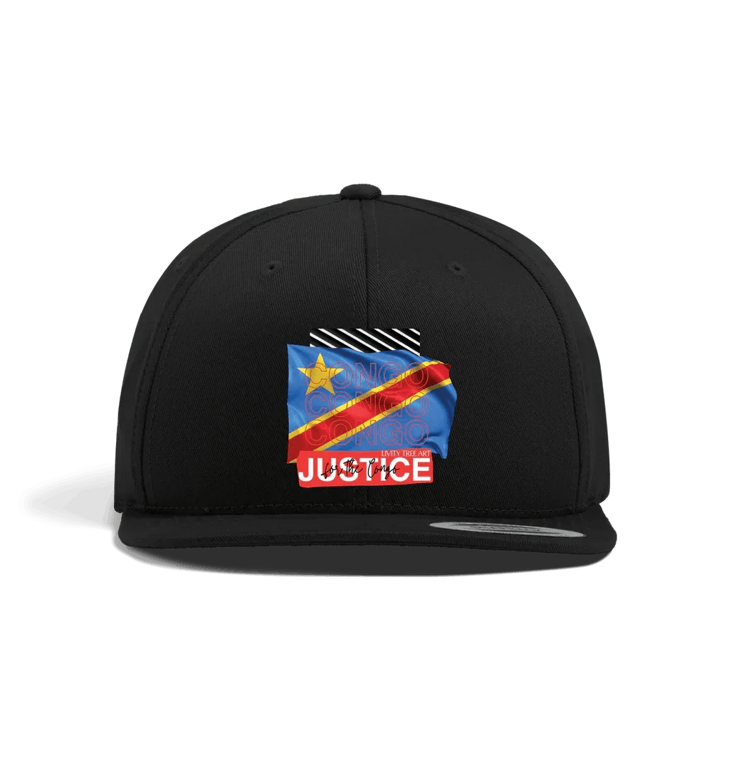 Justice for Congo Snapback Cap - Livity Tree Art