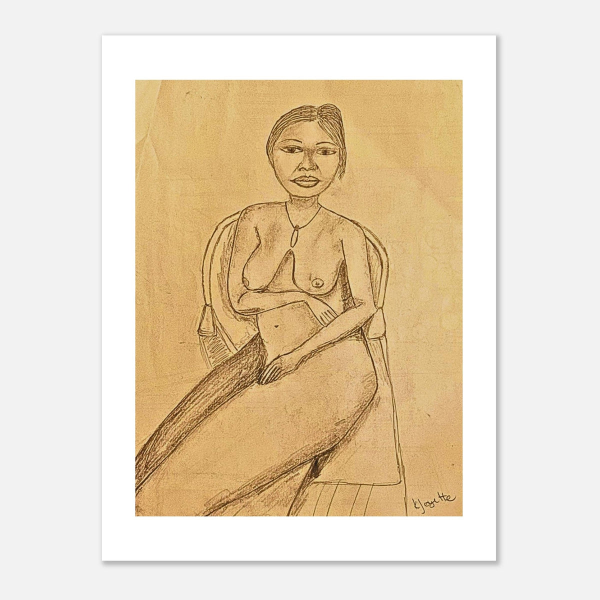 Kalinagos Mother Classic Semi-Glossy Paper Poster - Livity Tree Art