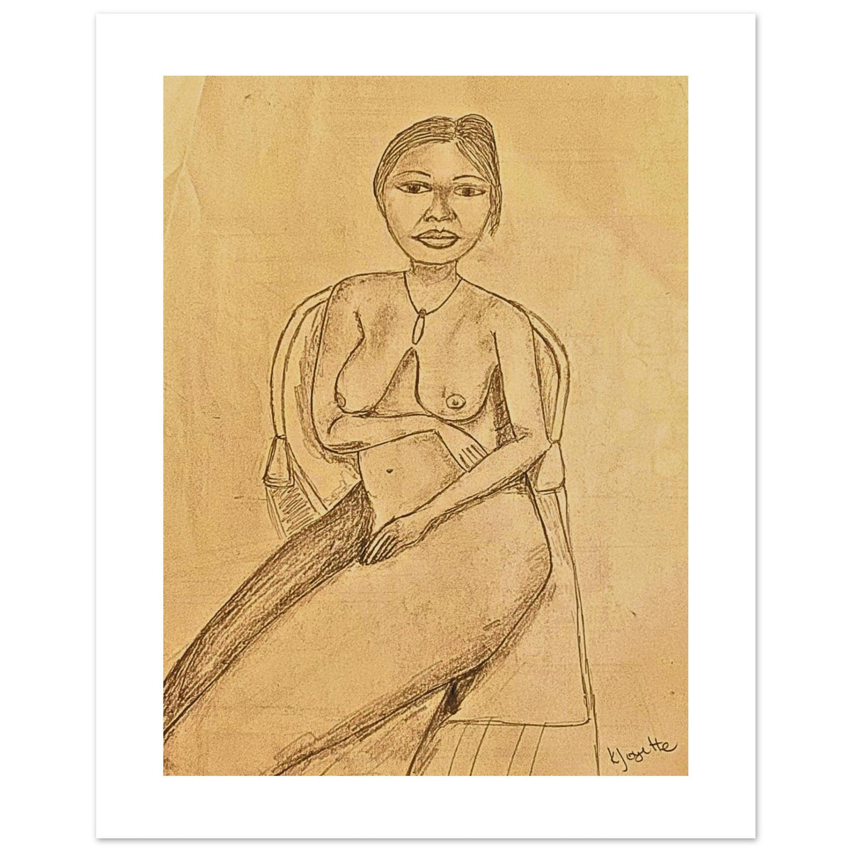 Kalinagos Mother Classic Semi-Glossy Paper Poster - Livity Tree Art