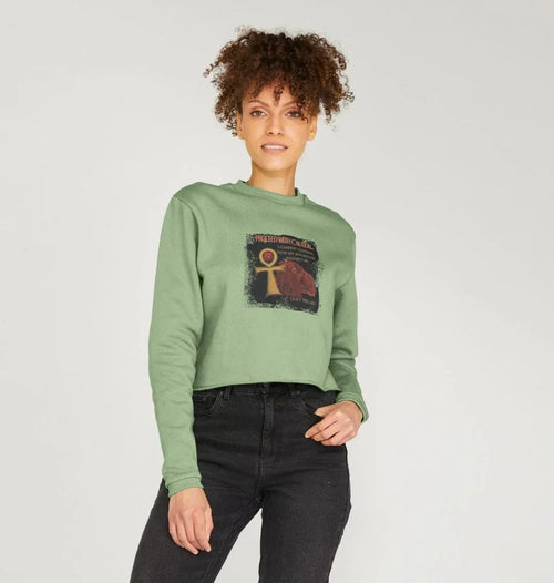 Ancestors Protection Women's Boxy Jumper - Livity Tree Art