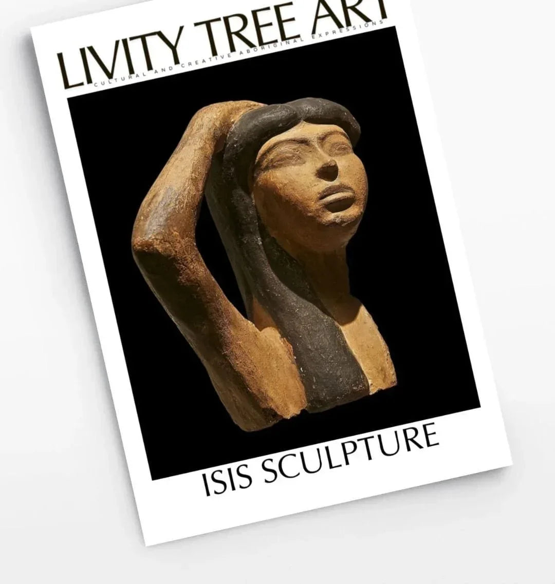 Isis Sculpture Portrait Art Print (Hi-res Photo) - Livity Tree Art