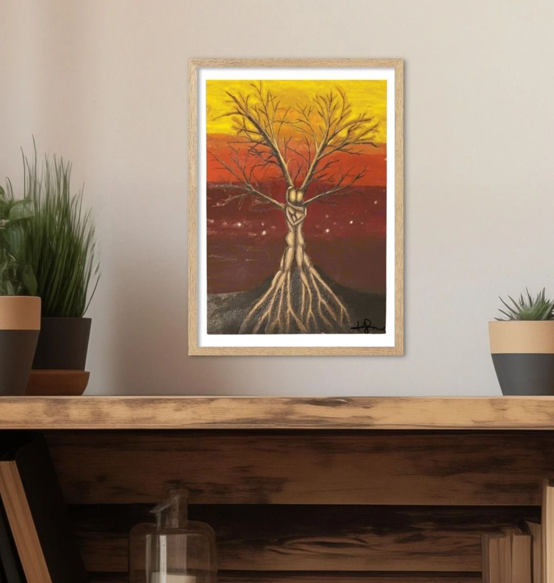 Livity Tree of Life | Framed Portrait Art Print - Livity Tree Art