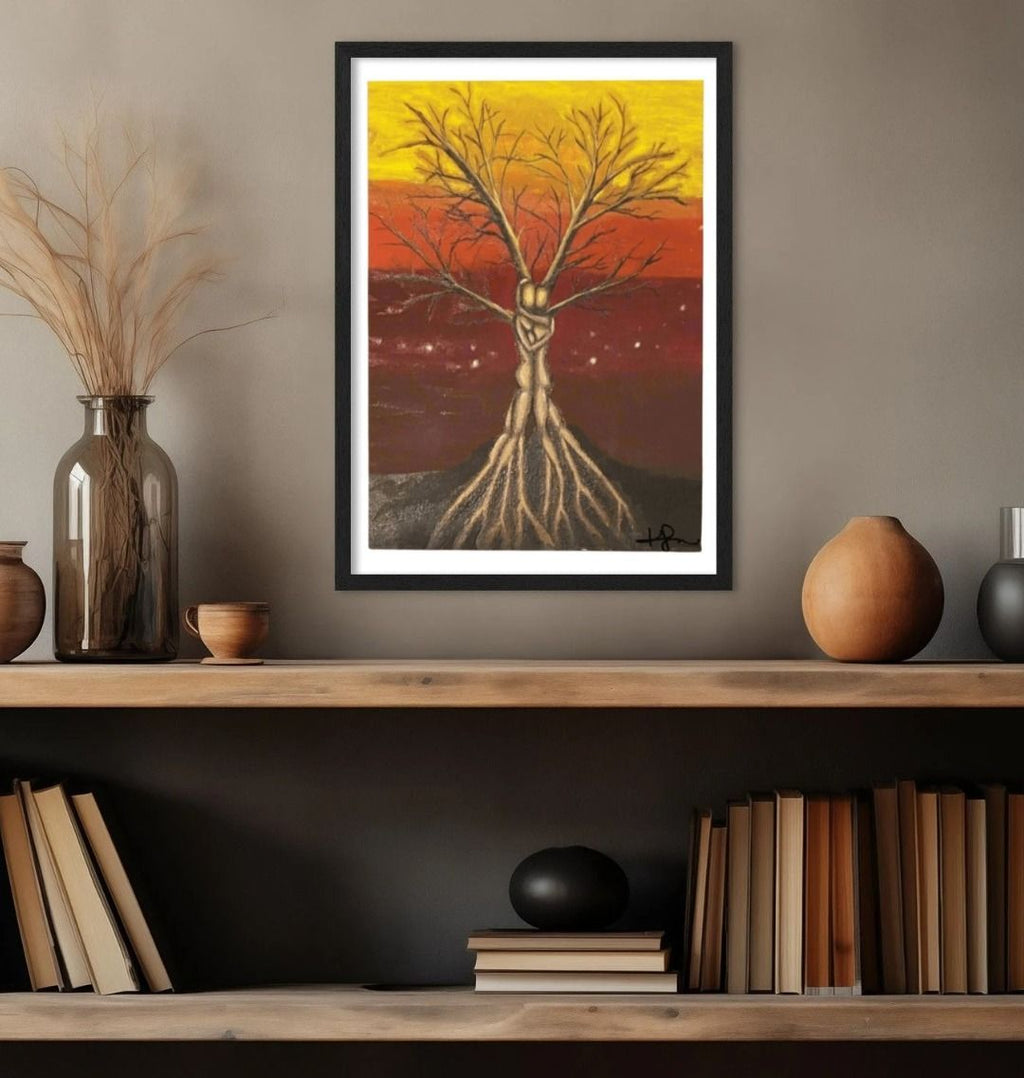 Livity Tree of Life | Framed Portrait Art Print - Livity Tree Art