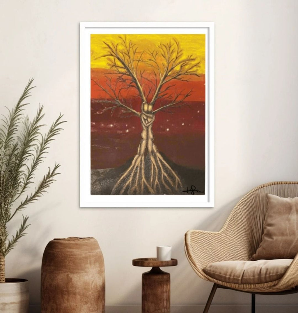 Livity Tree of Life | Framed Portrait Art Print - Livity Tree Art