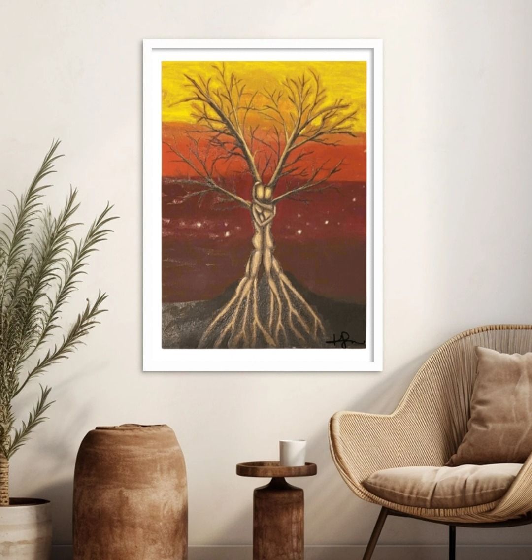 Livity Tree of Life | Framed Portrait Art Print - Livity Tree Art