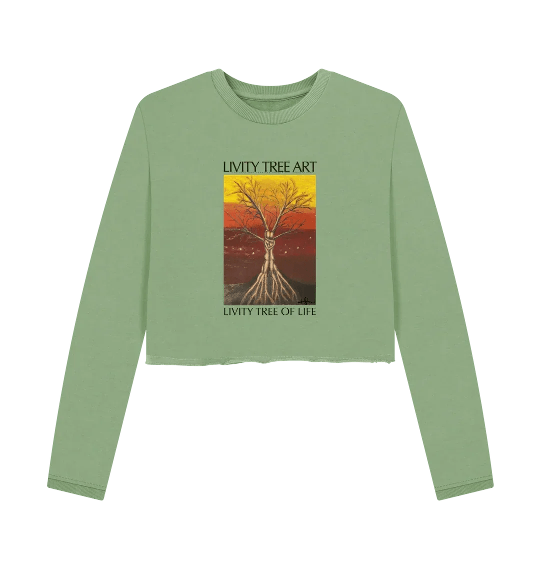 Livity Tree of Life Organic Women's Boxy Jumper - Livity Tree Art