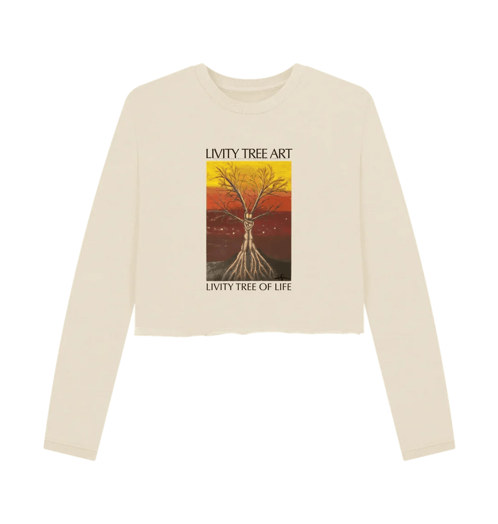 Livity Tree of Life Organic Women's Boxy Jumper - Livity Tree Art