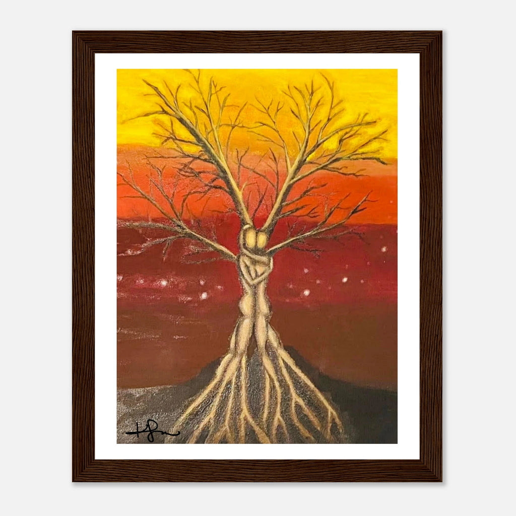 Livity Tree of Life, The Mother Tree Fine Art Framed Poster - Livity Tree Art