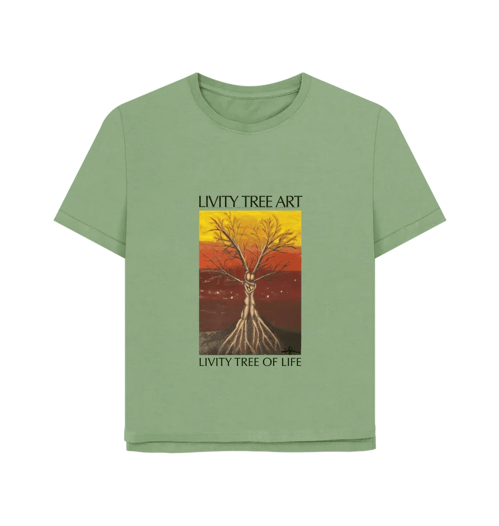 Livity Tree of Life Woman's Tee - Livity Tree Art