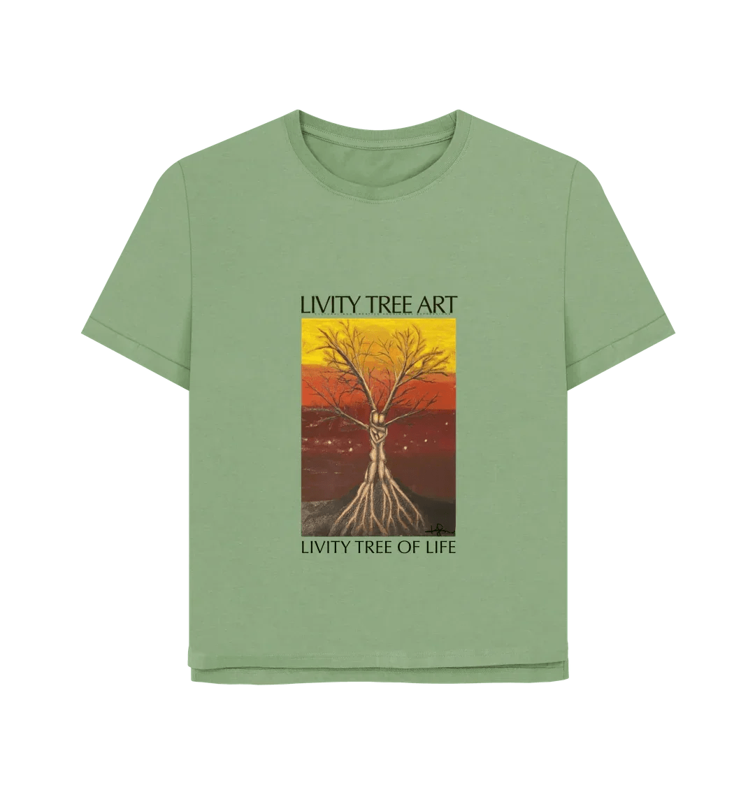 Livity Tree of Life Woman's Tee - Livity Tree Art