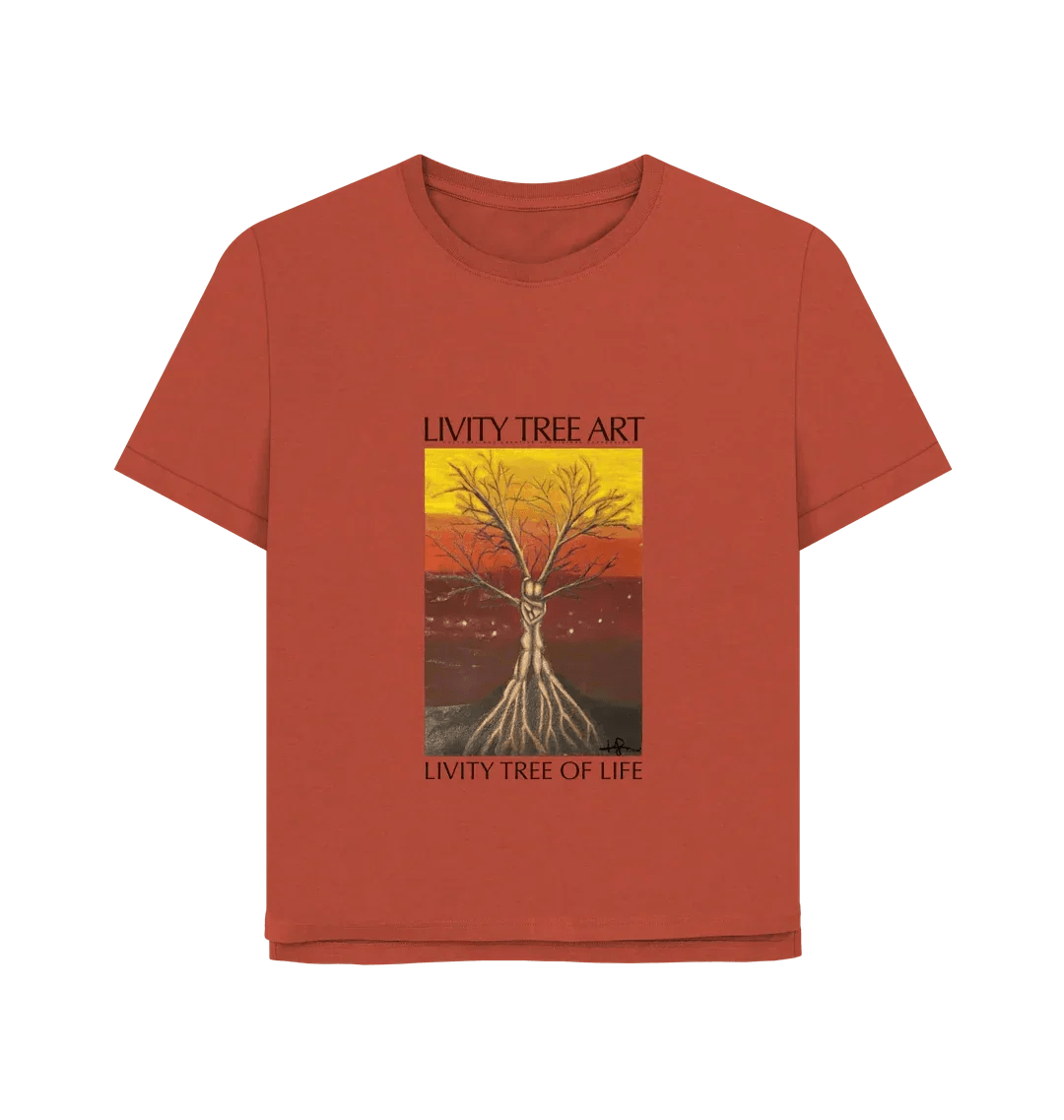 Livity Tree of Life Woman's Tee - Livity Tree Art