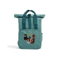 May We Rise Mini Recycled Roll Top Backpack - Livity Tree Art