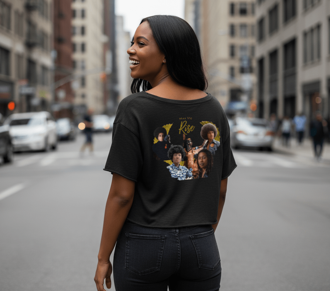 May We Rise off the shoulder crop - Livity Tree Art