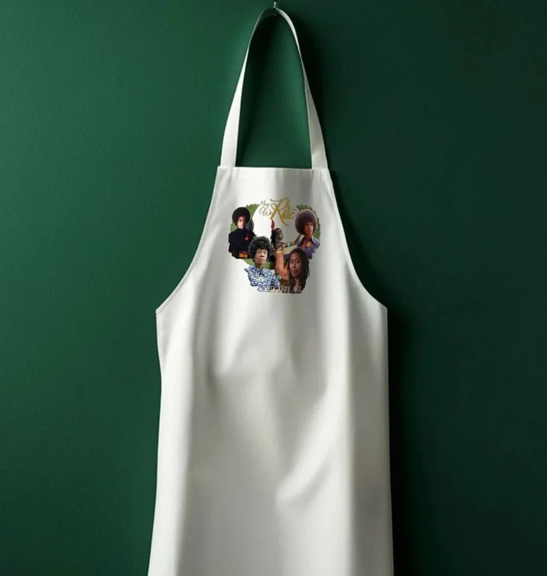 May We Rise Organic Cotton Apron - Livity Tree Art