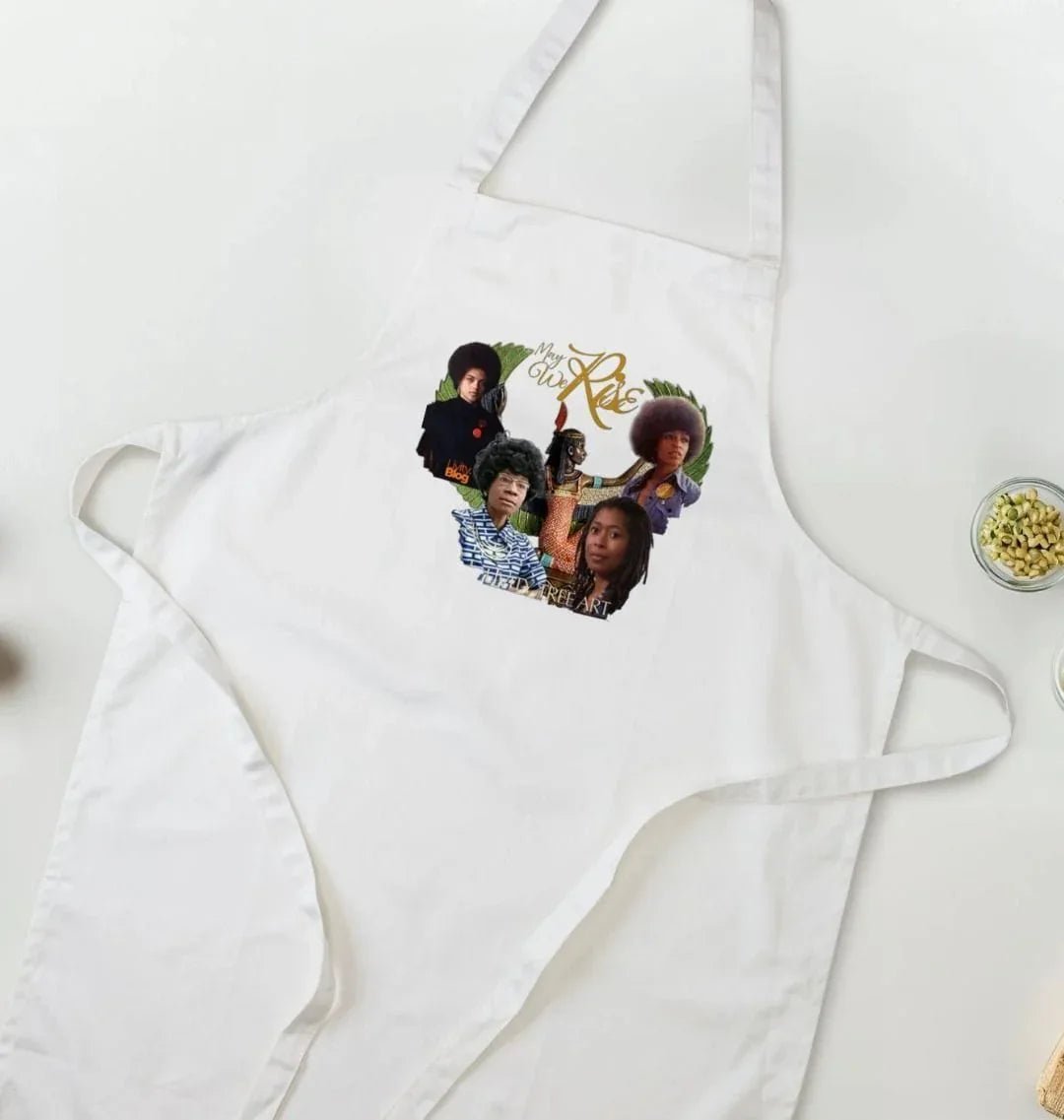 May We Rise Organic Cotton Apron - Livity Tree Art