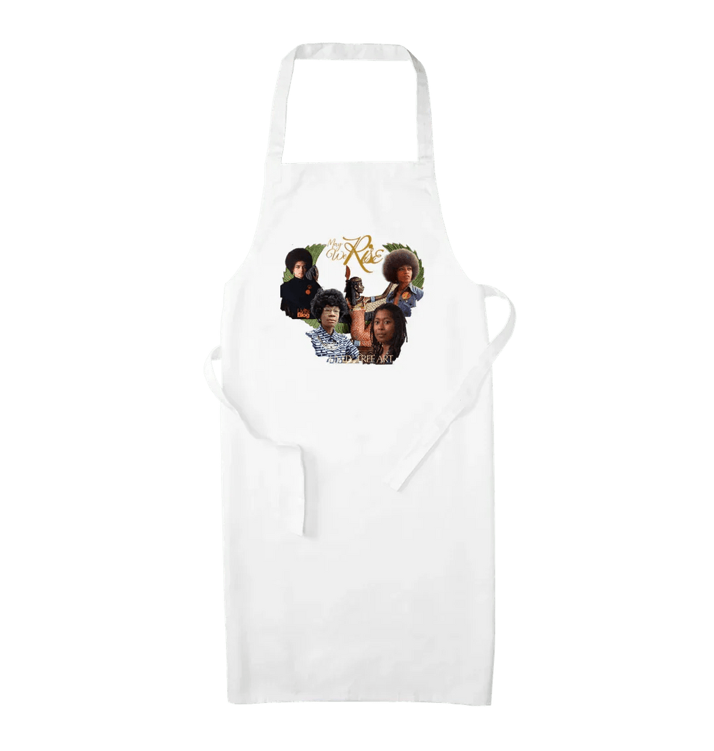 May We Rise Organic Cotton Apron - Livity Tree Art