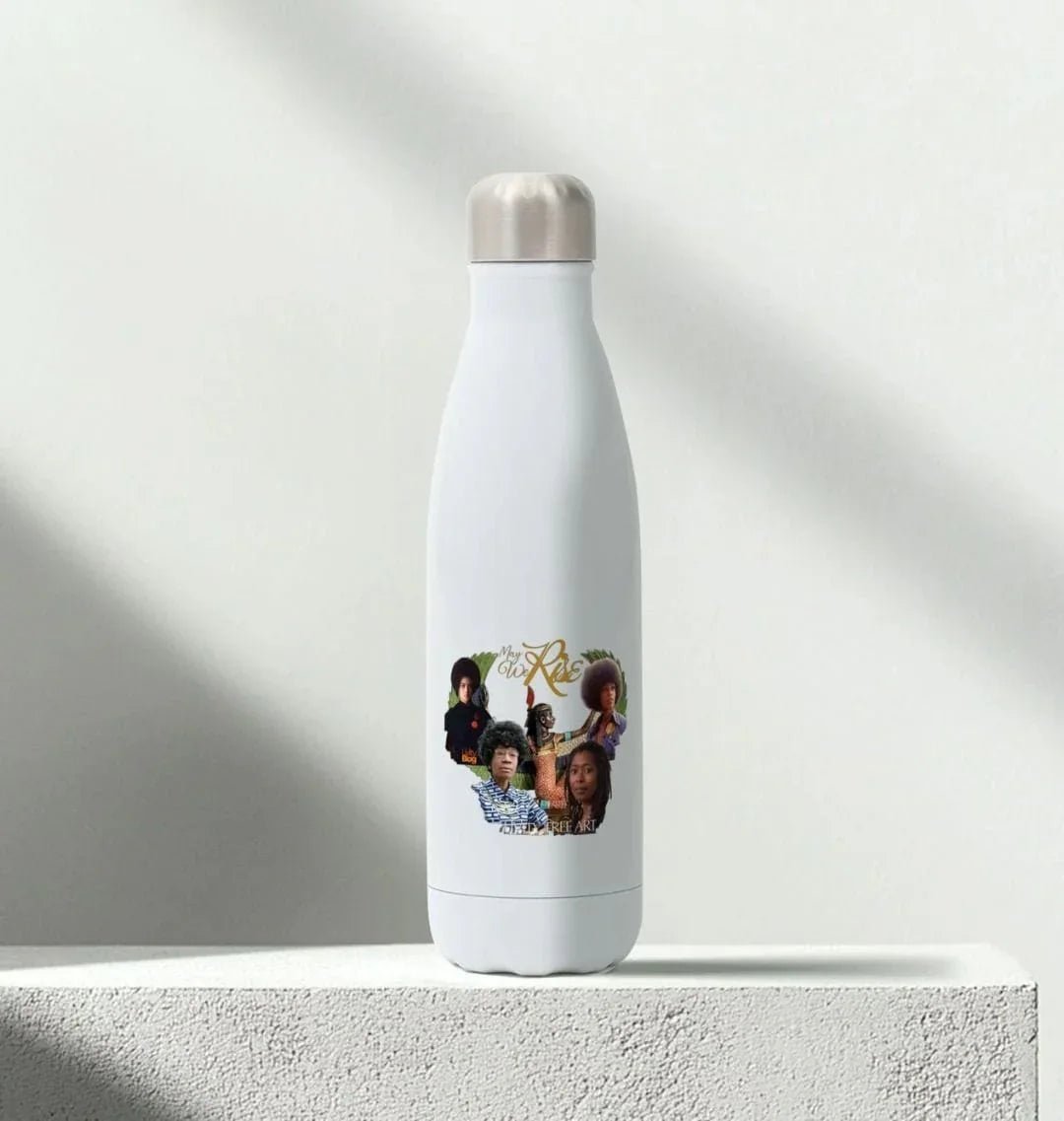 May We Rise Stainless Steel Bottle - Livity Tree Art