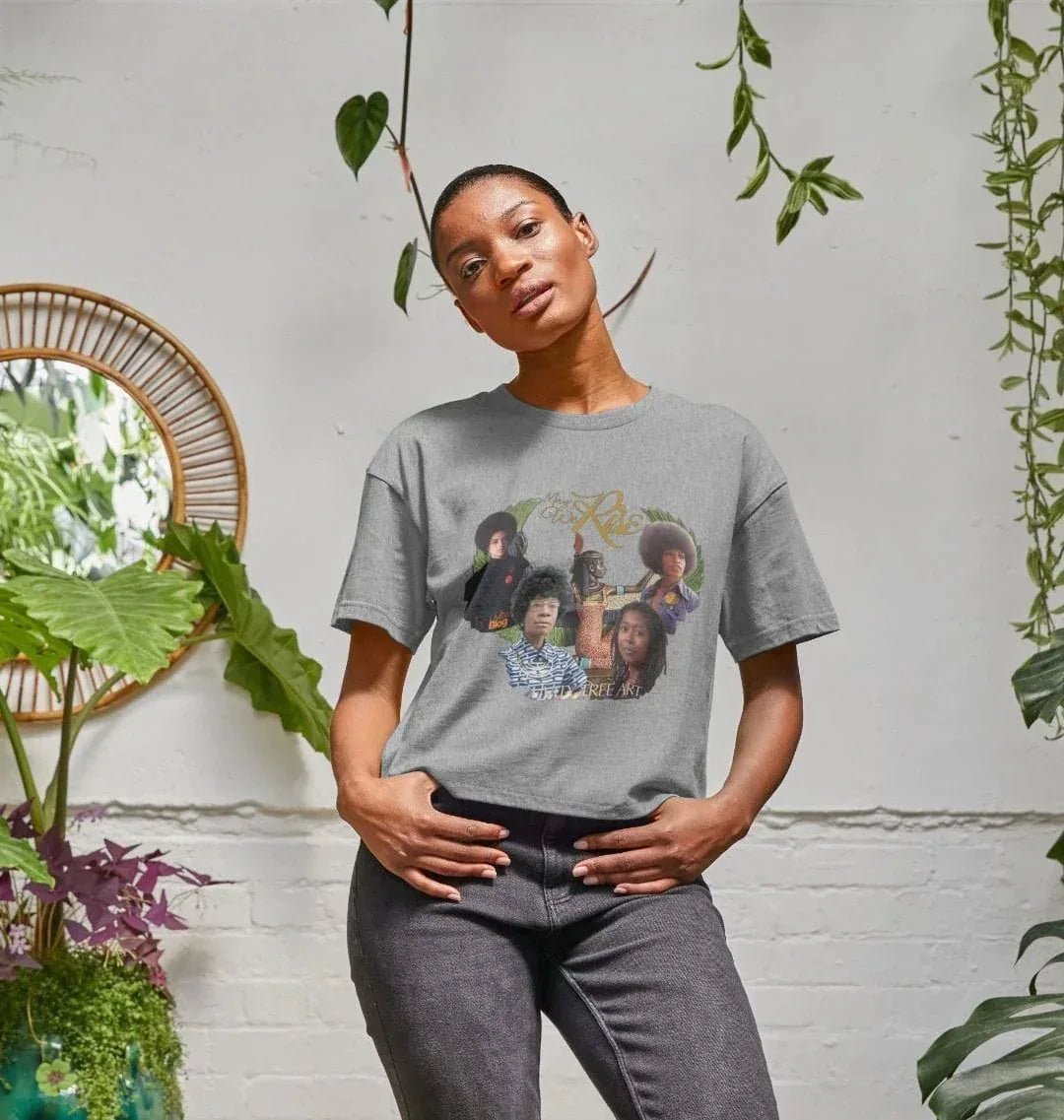 May We Rise Women's Boxy Tee - Livity Tree Art