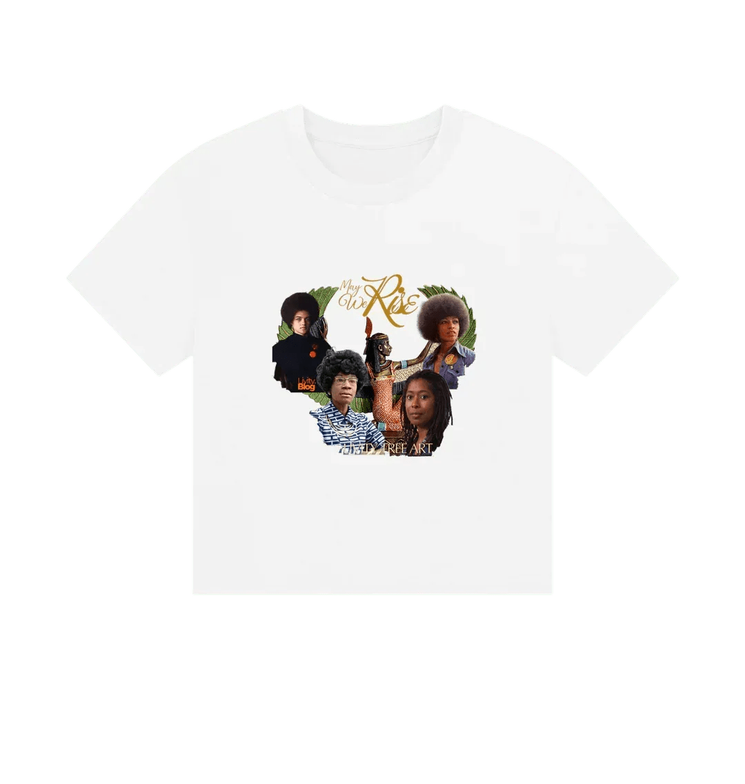 May We Rise Women's Boxy Tee - Livity Tree Art