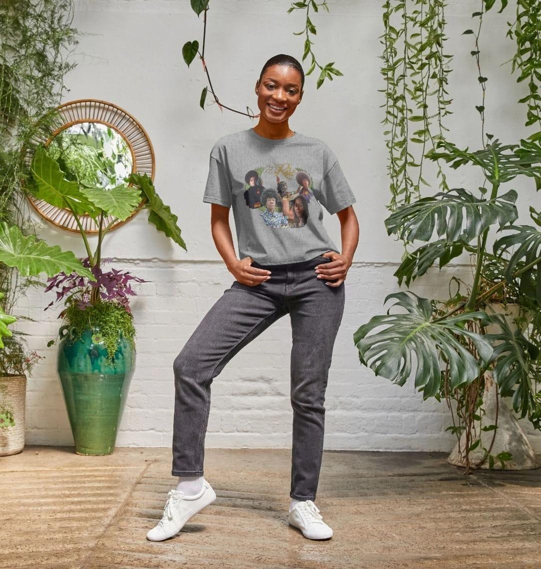 May We Rise Women's Boxy Tee - Livity Tree Art