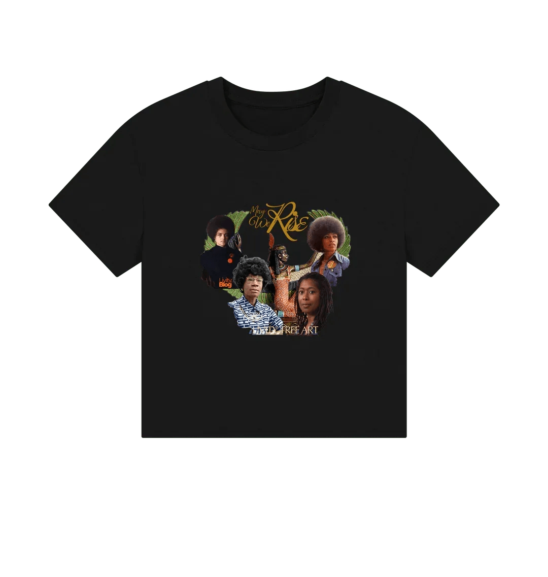 May We Rise Women's Boxy Tee - Livity Tree Art