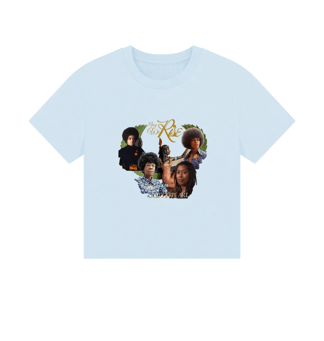May We Rise Women's Boxy Tee - Livity Tree Art
