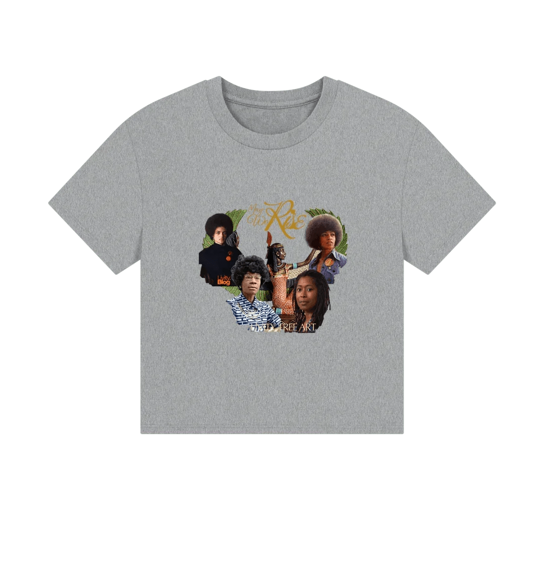 May We Rise Women's Boxy Tee - Livity Tree Art
