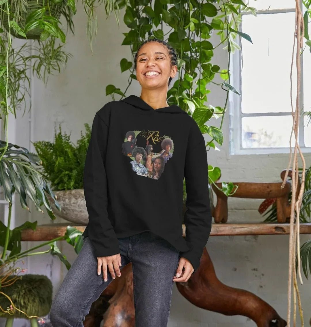 May We Rise Women's Relaxed Fit Hoodie - Livity Tree Art