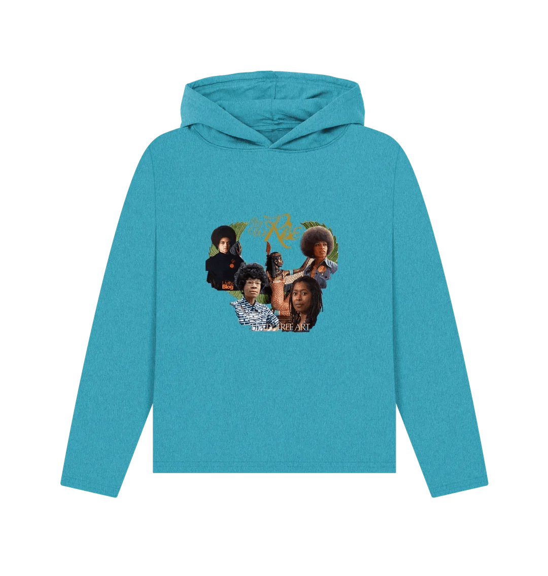 May We Rise Women's Relaxed Fit Hoodie - Livity Tree Art