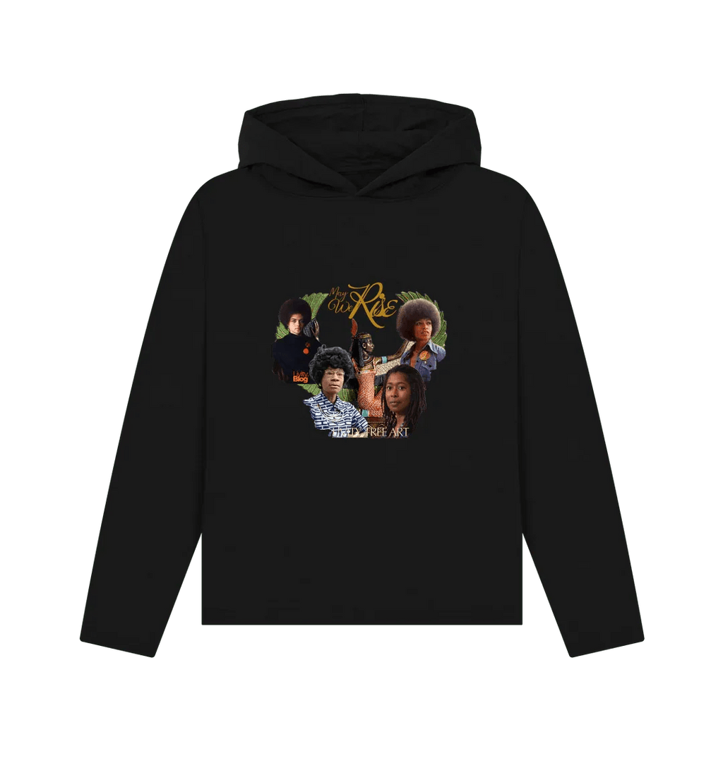 May We Rise Women's Relaxed Fit Hoodie - Livity Tree Art