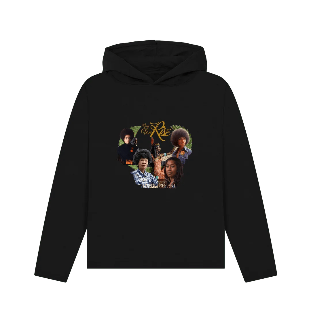 May We Rise Women's Relaxed Fit Hoodie - Livity Tree Art