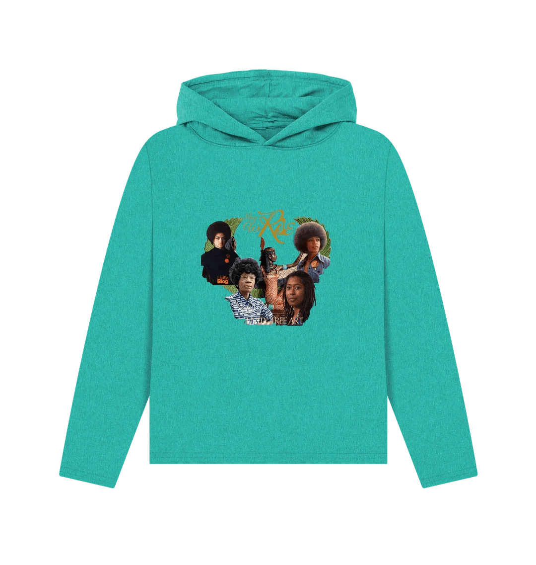 May We Rise Women's Relaxed Fit Hoodie - Livity Tree Art
