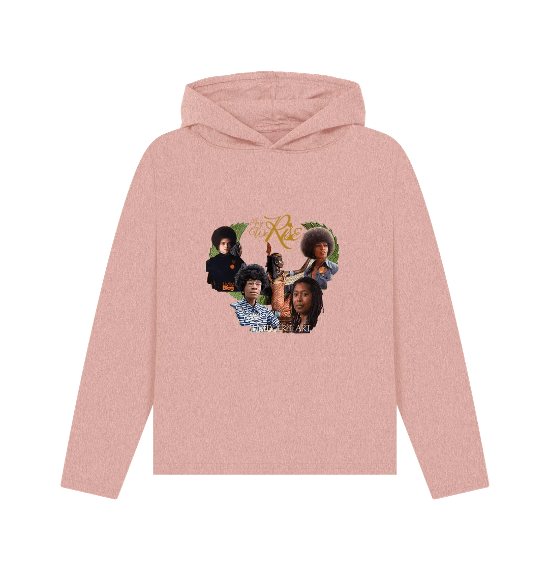 May We Rise Women's Relaxed Fit Hoodie - Livity Tree Art