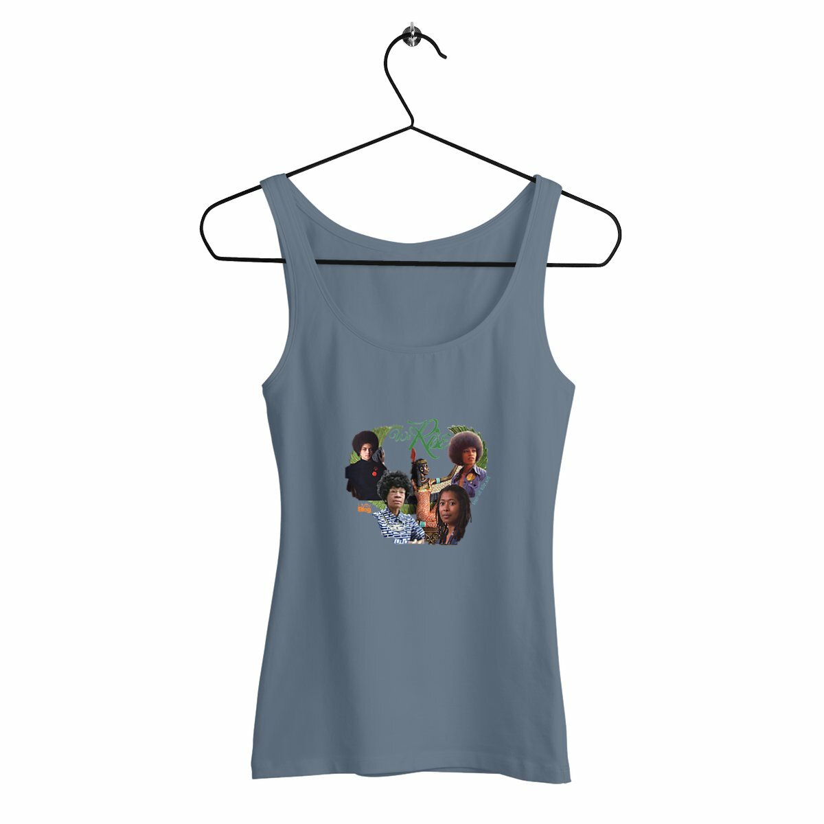 May We Rise MAAT Women's Organic Slim Fit Tank Top | Tree of Life Art - Tree of Life Art