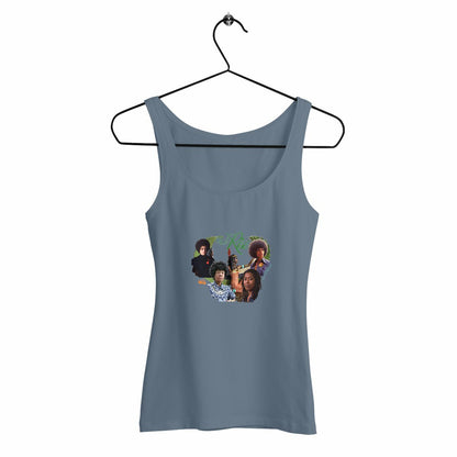 May We Rise MAAT Women's Organic Slim Fit Tank Top | Tree of Life Art - Tree of Life Art