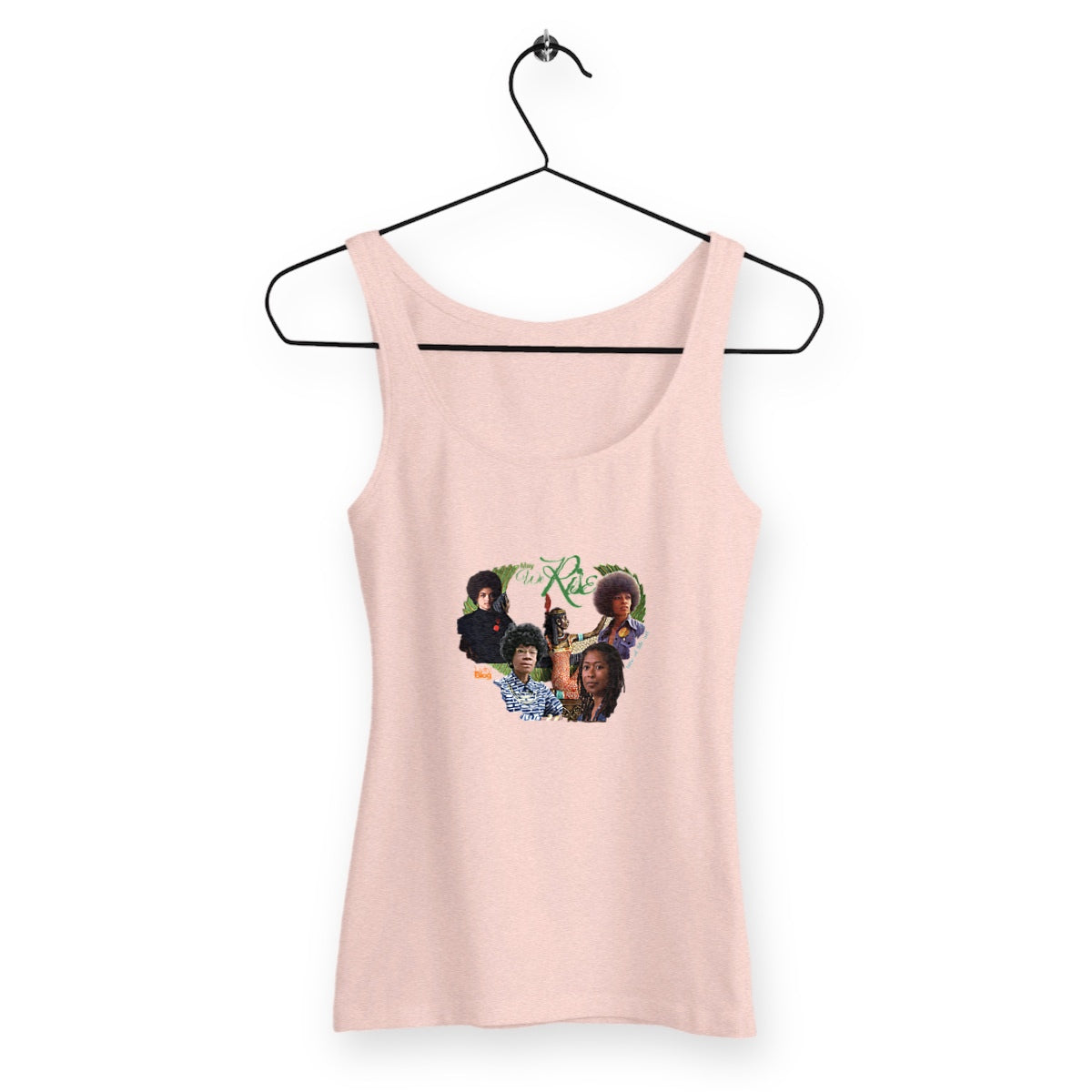 May We Rise MAAT Women's Organic Slim Fit Tank Top | Tree of Life Art - Tree of Life Art