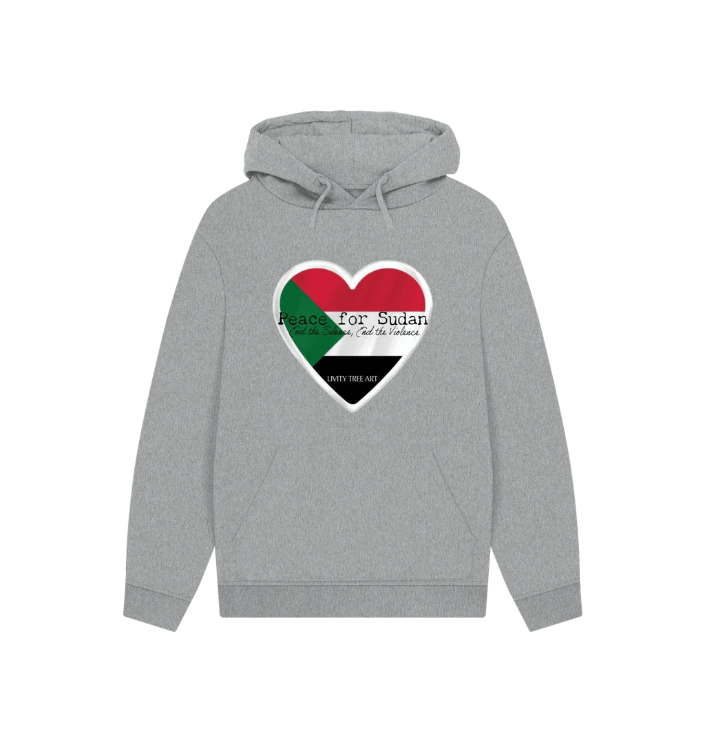 Peace for Sudan Unisex Kangaroo Pocket Hoody - Livity Tree Art