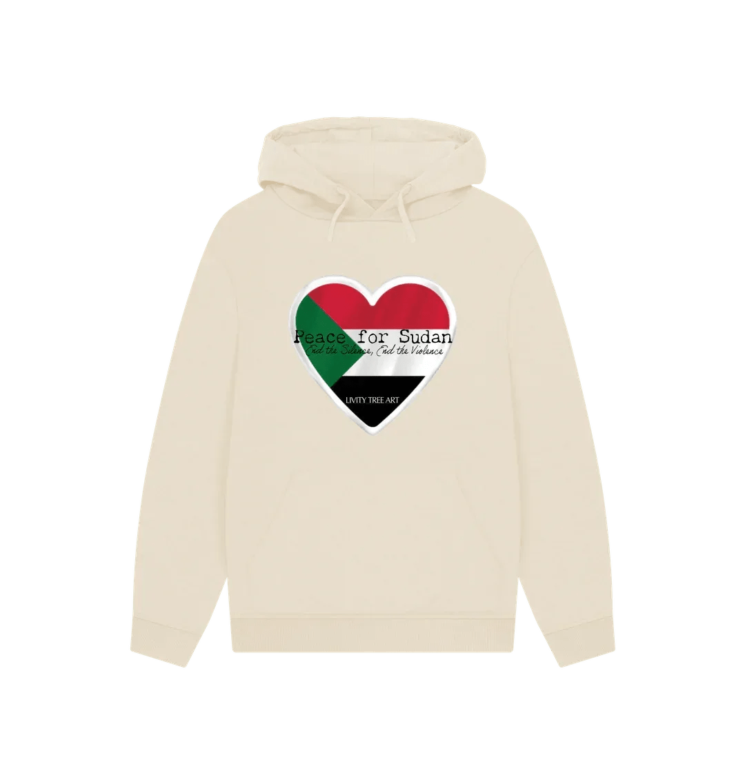 Peace for Sudan Unisex Kangaroo Pocket Hoody - Livity Tree Art