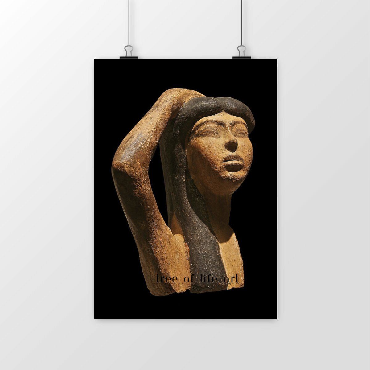 Goddess Isis Sculpture Print – Divine Feminine Power | Tree of Life Art - Tree of Life Art